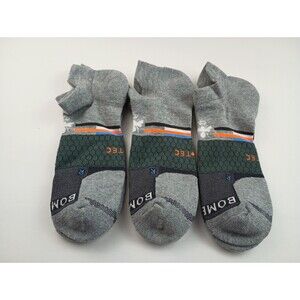 Bombas Hex-Tec Athletic Ankle Socks Lot Of 3 Pairs Size L